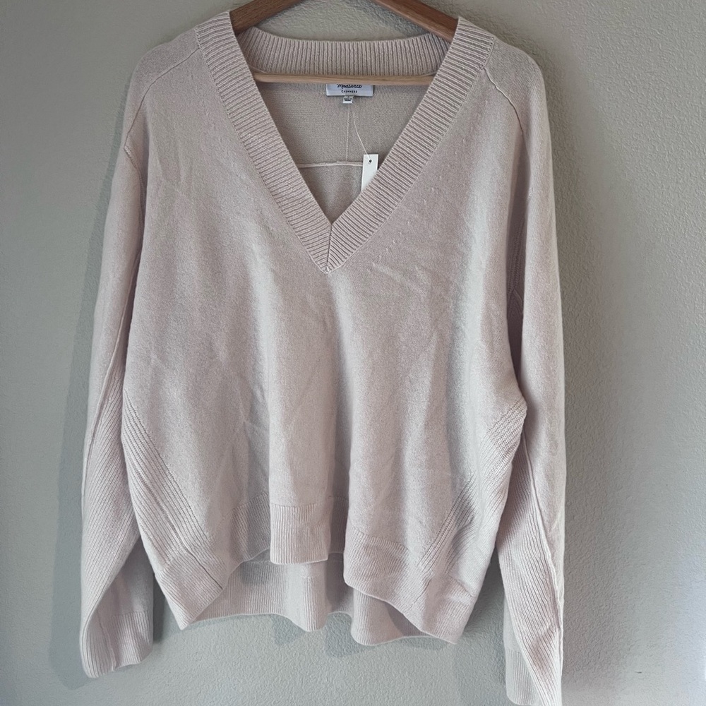 Madewell Beige Cashmere Sweater